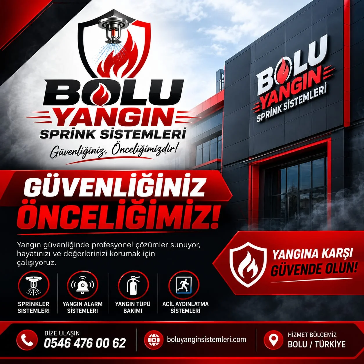 Bolu Yangın Söndürme Yangın Algılama Sistemleri